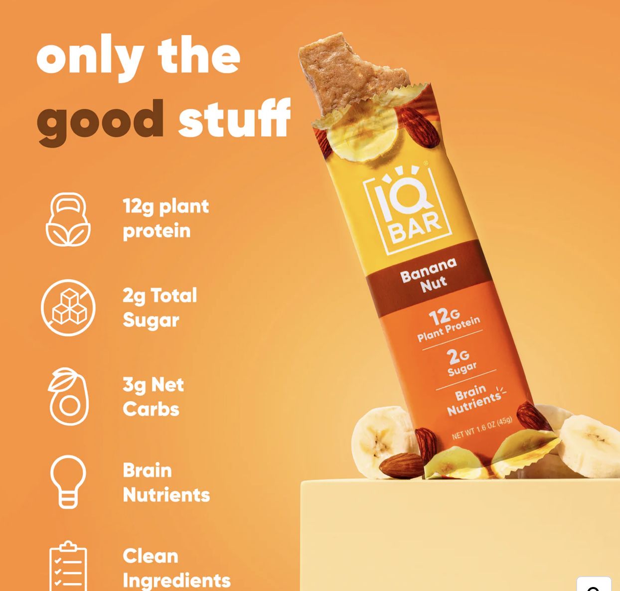 IQ BAR BANANA NUT BAR