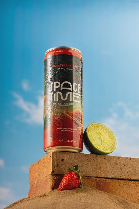 SPACE TIME STRAWBERRY LIME 50MG CAFFEINE