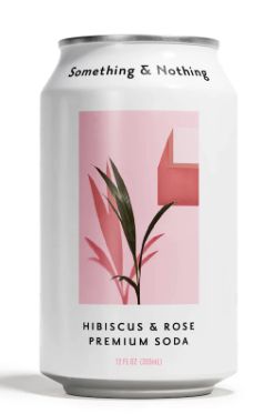 SOMETHING &amp; NOTHING HIBISCUS &amp; ROSE SODA