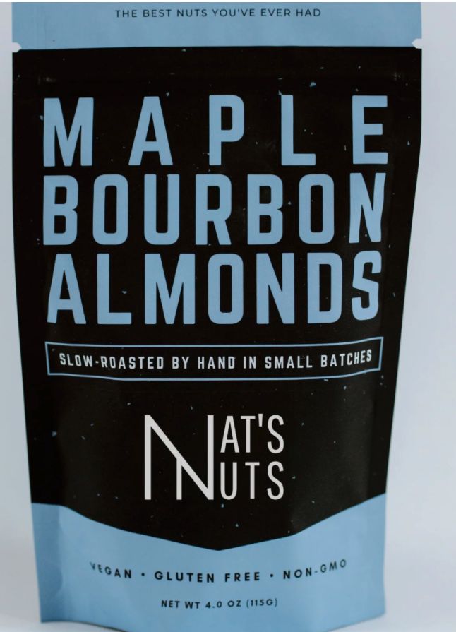 NAT'S NUTS MAPLE BOURBON ALMONDS