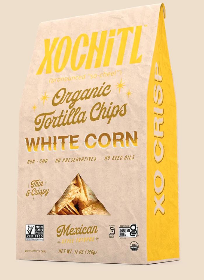 XOCHITL WHITE CORN ORGANIC TORTILLA CHIPS