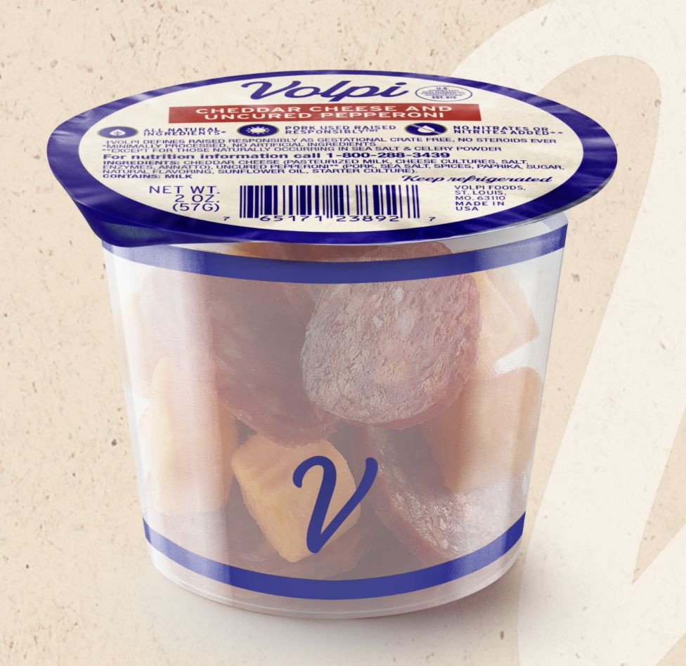 VOLPI CHEDDAR CHEESE &amp; PEPPERONI