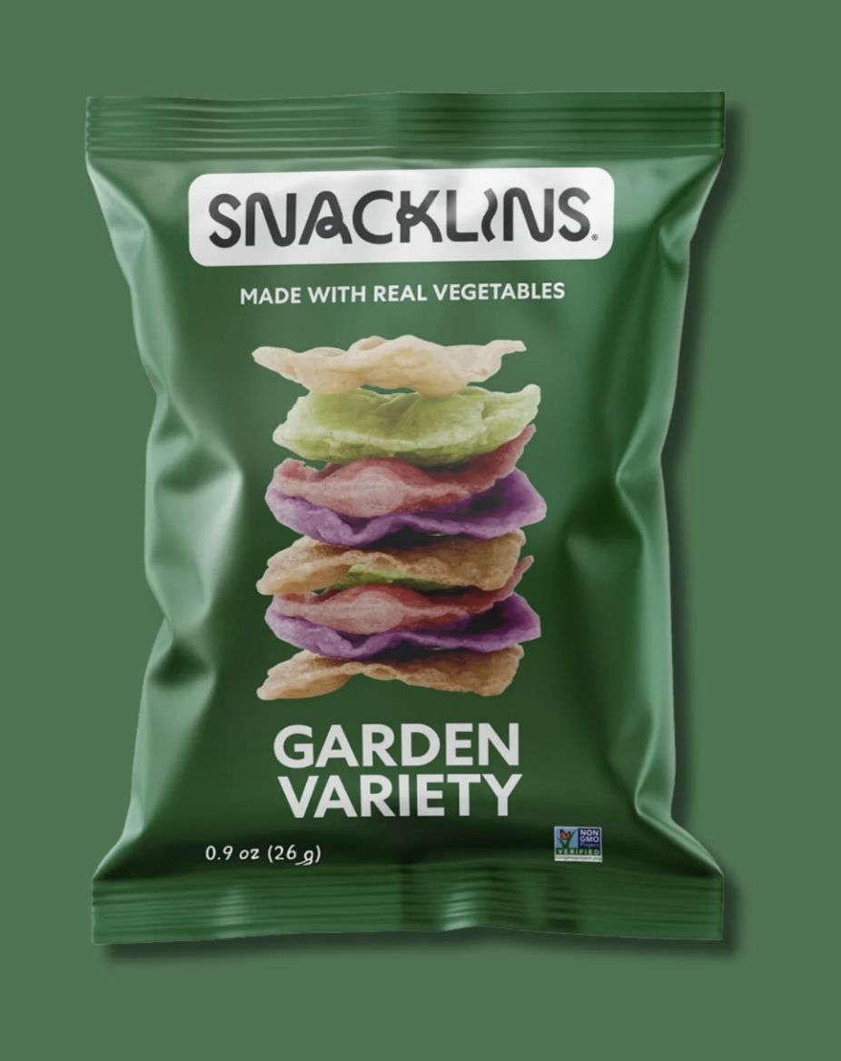 SNACKLINS GARDEN VARIETY CRISPS