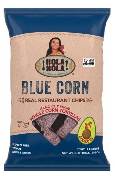 HOLA NOLA BLUE CORN TORTILLA CHIPS