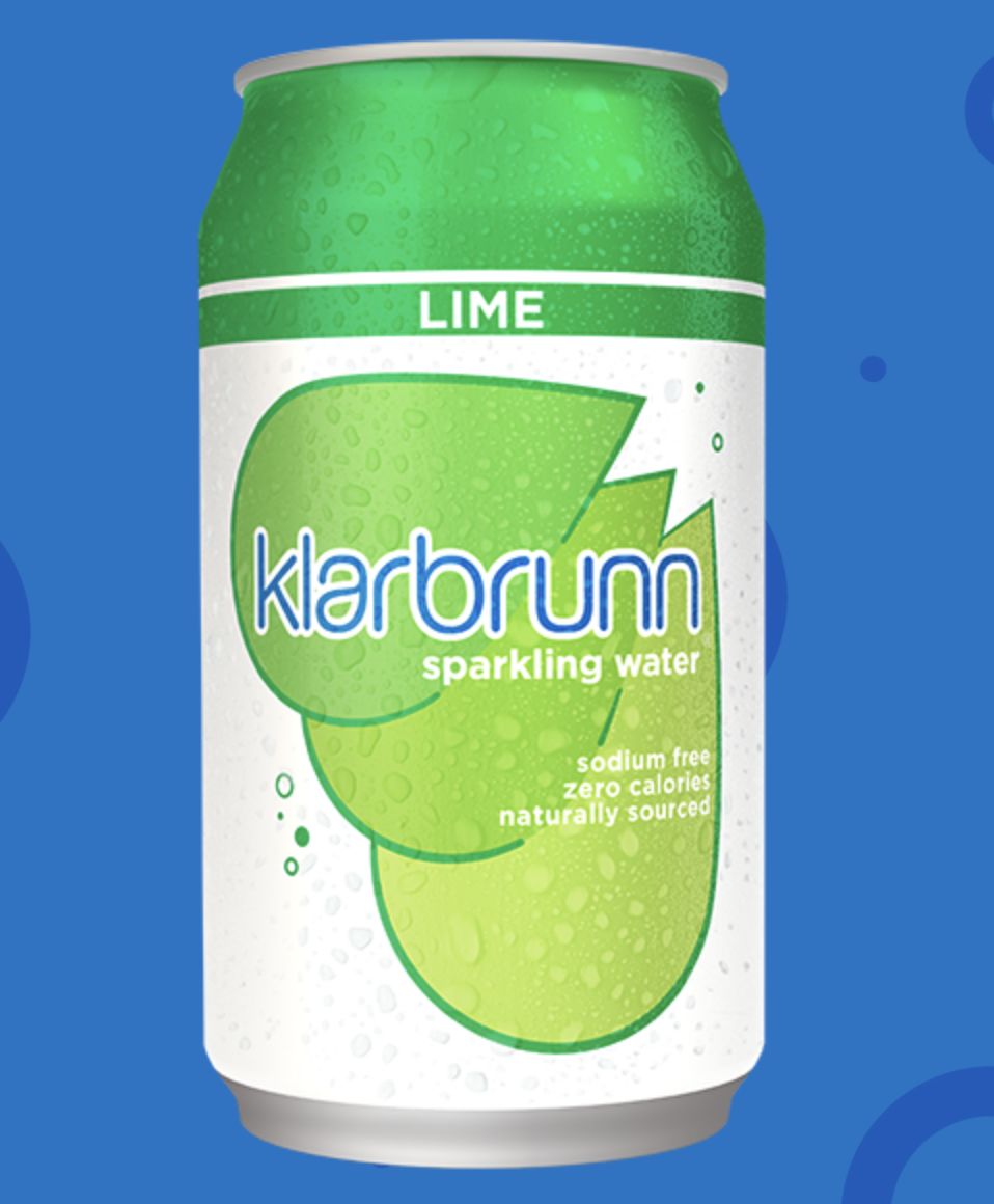 KLARBRUNN LIME SPARKLING WATER