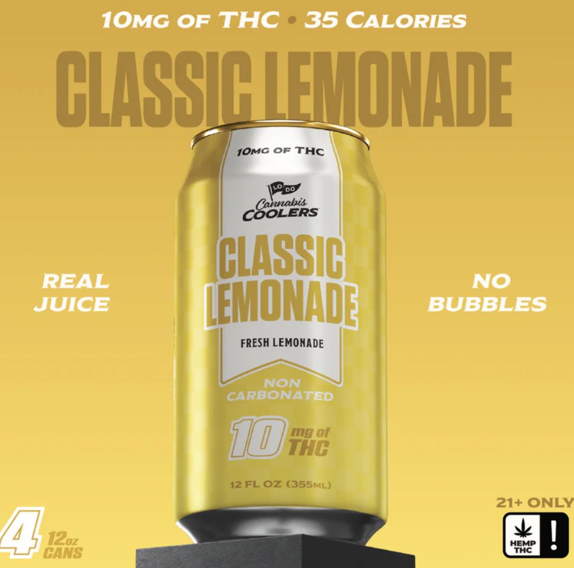 LODO CANNABIS COOLERS CLASSIC LEMONADE 10MG