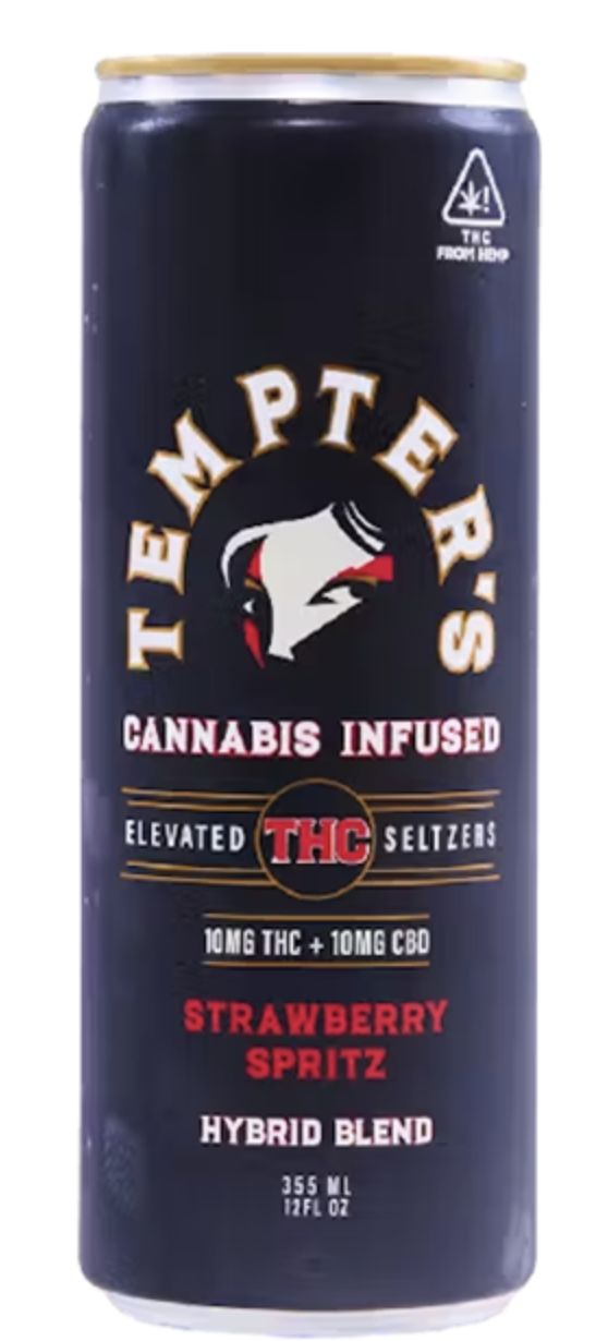 TEMPTER'S STRAWBERRY 10MG-THC 10MG-CBD