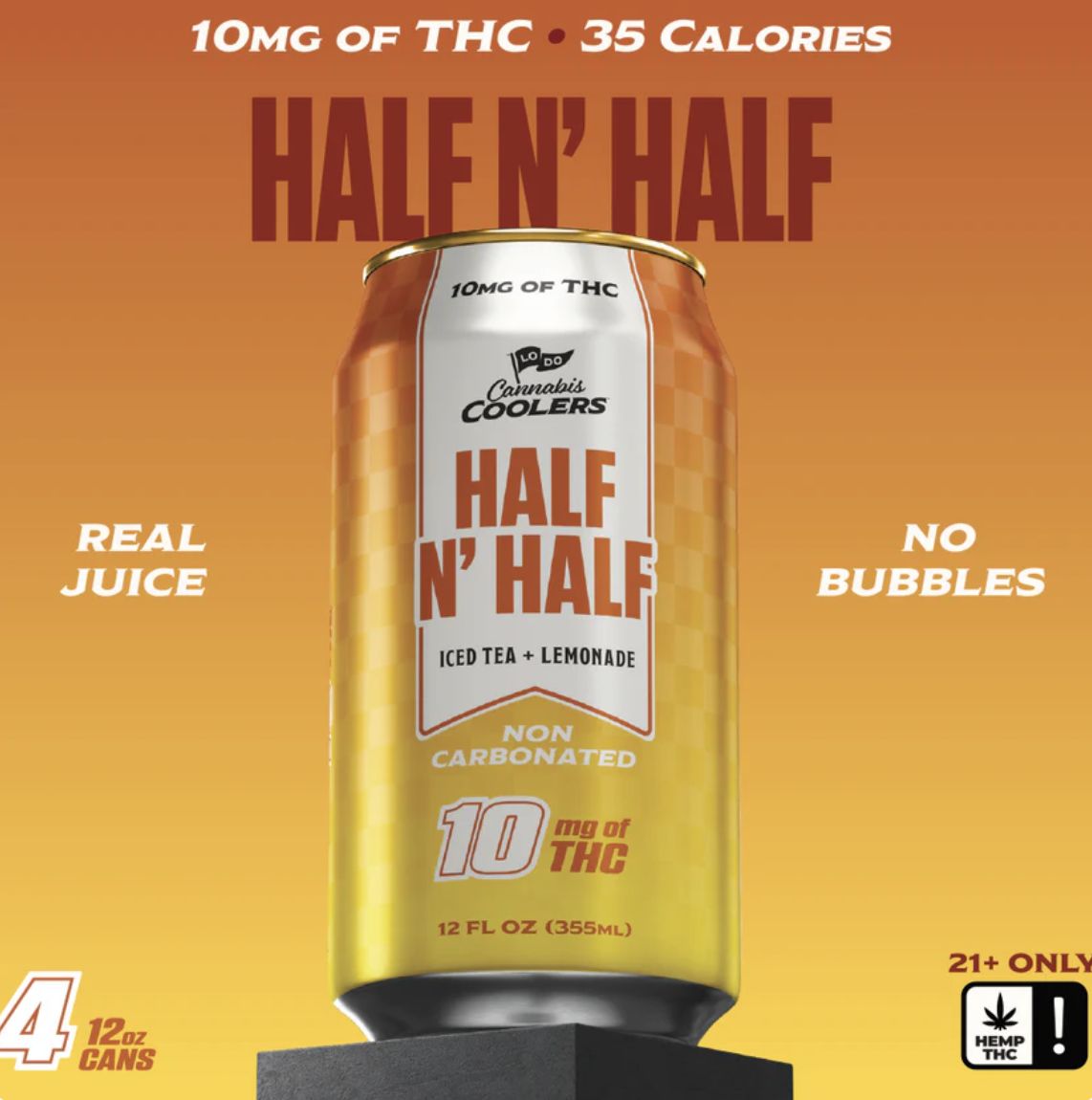 LODO CANNABIS COOLERS HALF N' HALF ICED TEA + LEMONADE