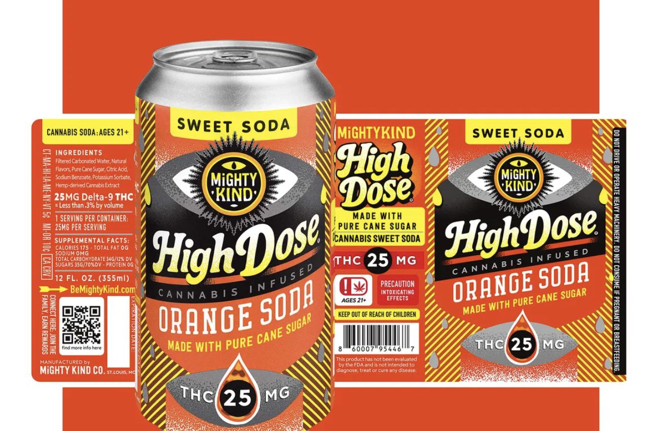 MIGHTY KIND HIGH DOSE ORANGE SODA 25MG