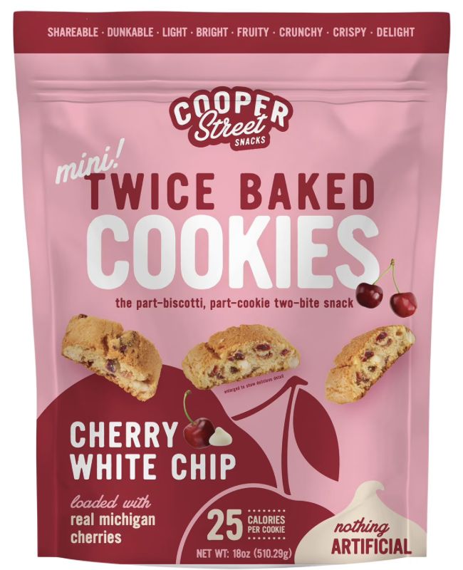TWICE BAKED COOKIES CHERRY WHITE CHIP