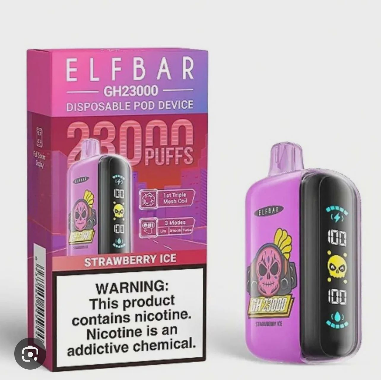 Elf Bar 23K - Strawberry Ice - 5%