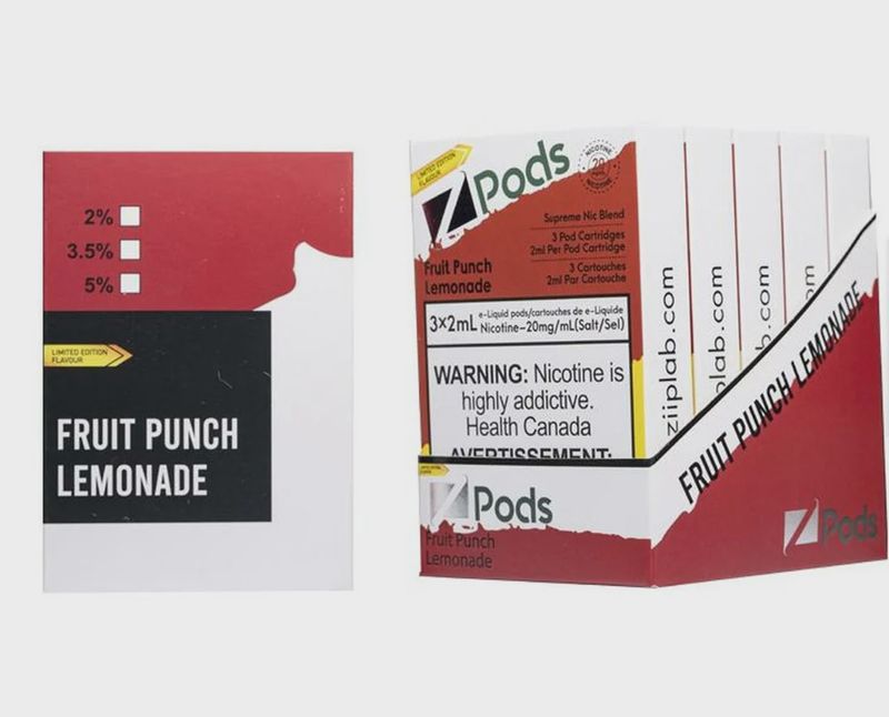Z Pods - Fruit Punch Lemonade -5%