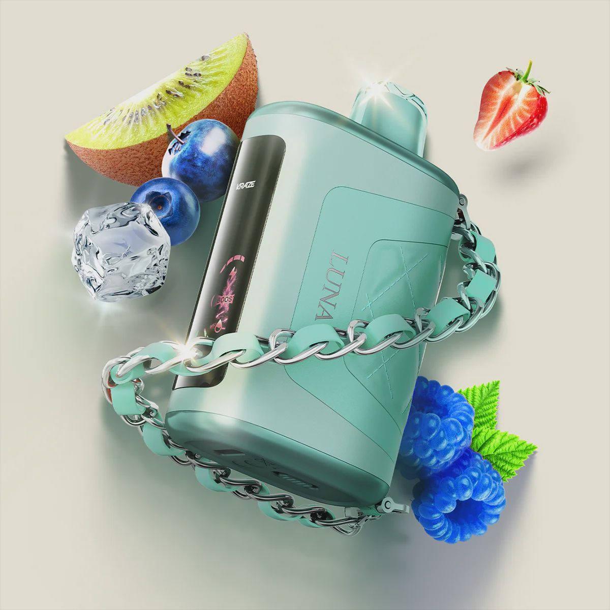 KRAZE Luna - Blue Razz Strawberry Kiwi Ice - 42K