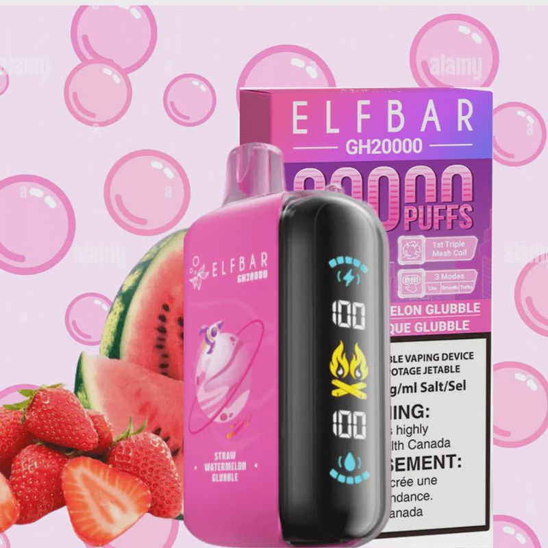 Elf Bar 20K -  Straw Watermelon Glubble