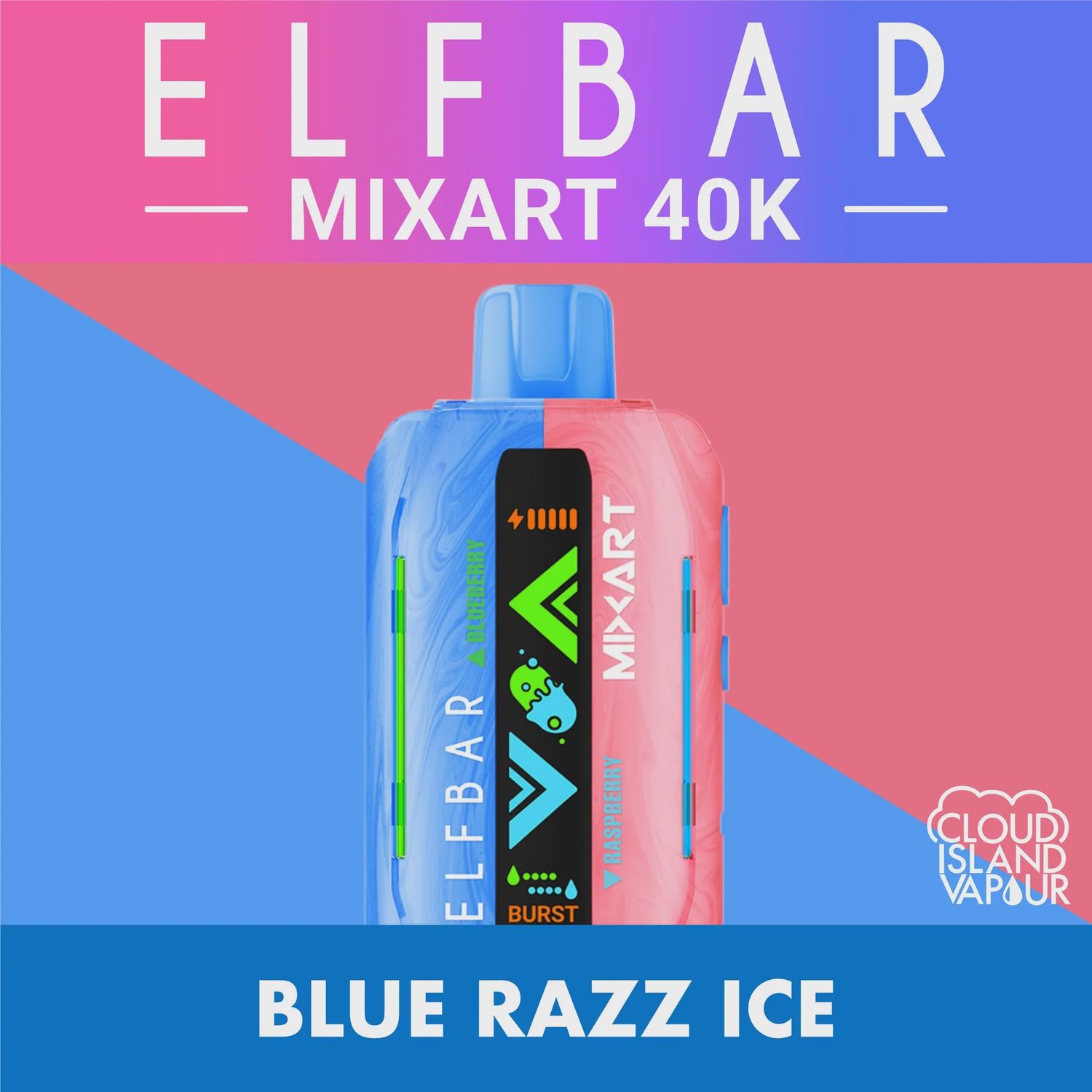 Elf Bar Mix Art - Blueberry/Raspberry Ice - 40K