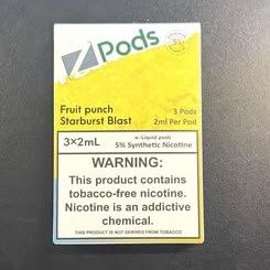 Z Pods - Fruit Punch Starburst Blast - 5%