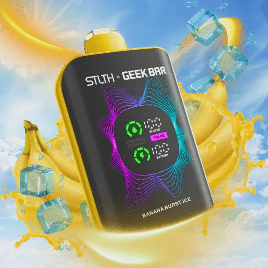 STLTH Geek Bar - Banana Burst Ice - 80K