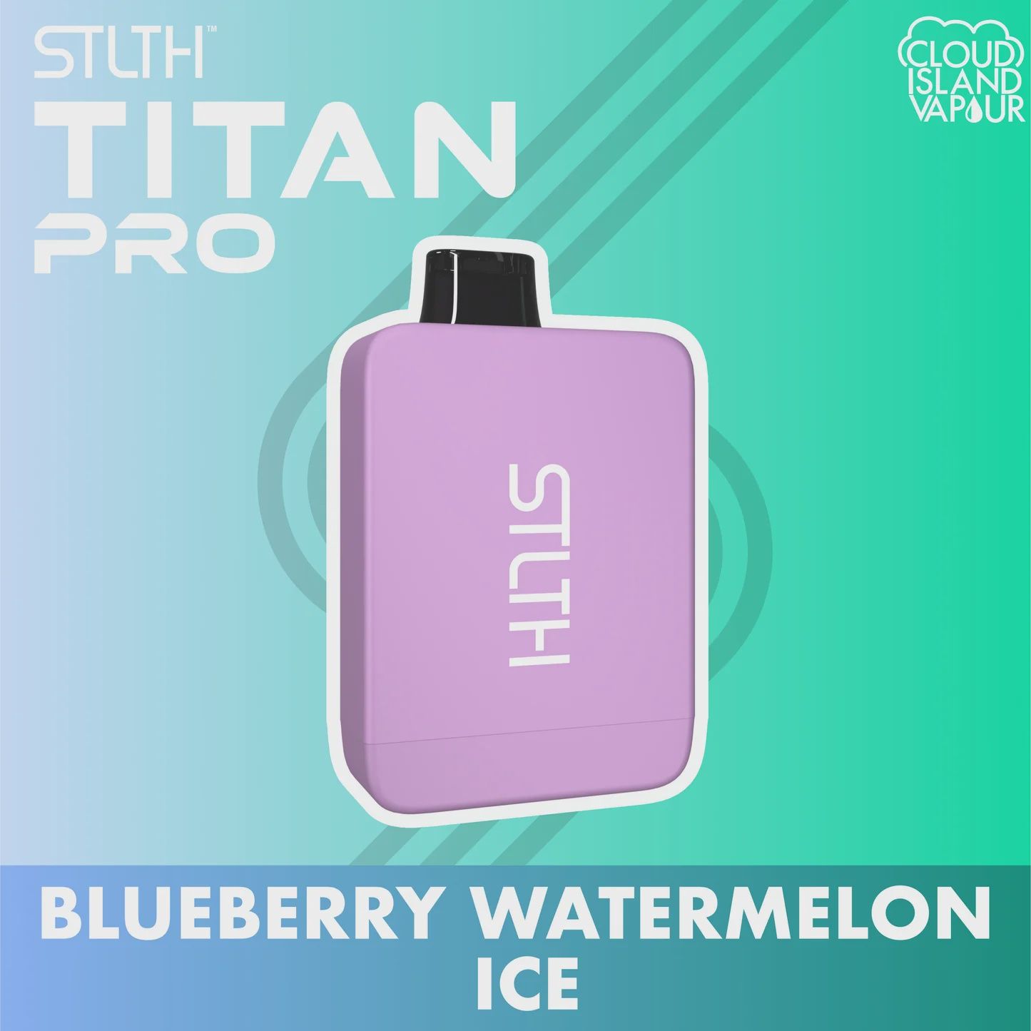 STLTH Titan Pro - Blueberry Watermelon Ice - 15K