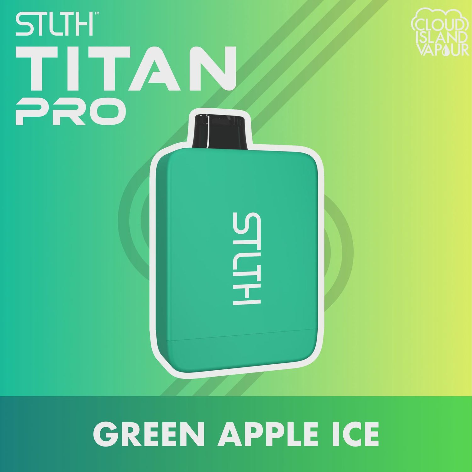 STLTH Titan Pro - Green Apple Ice - 15K