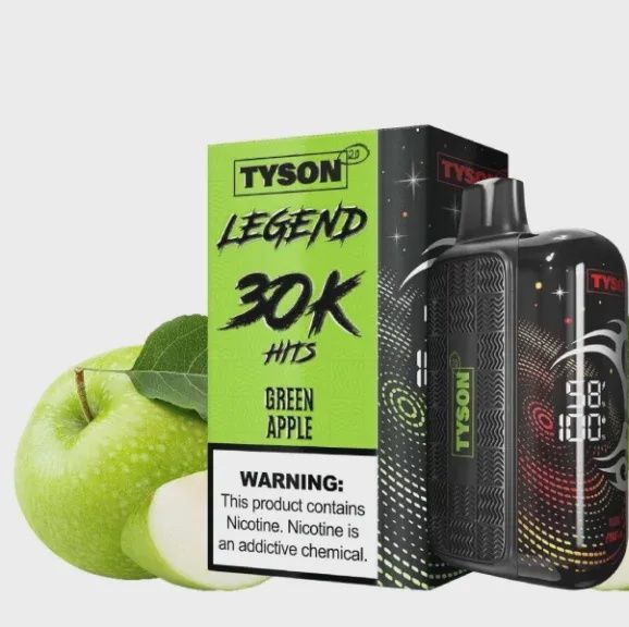 Tyson Legend 30K - Green Apple - 5%