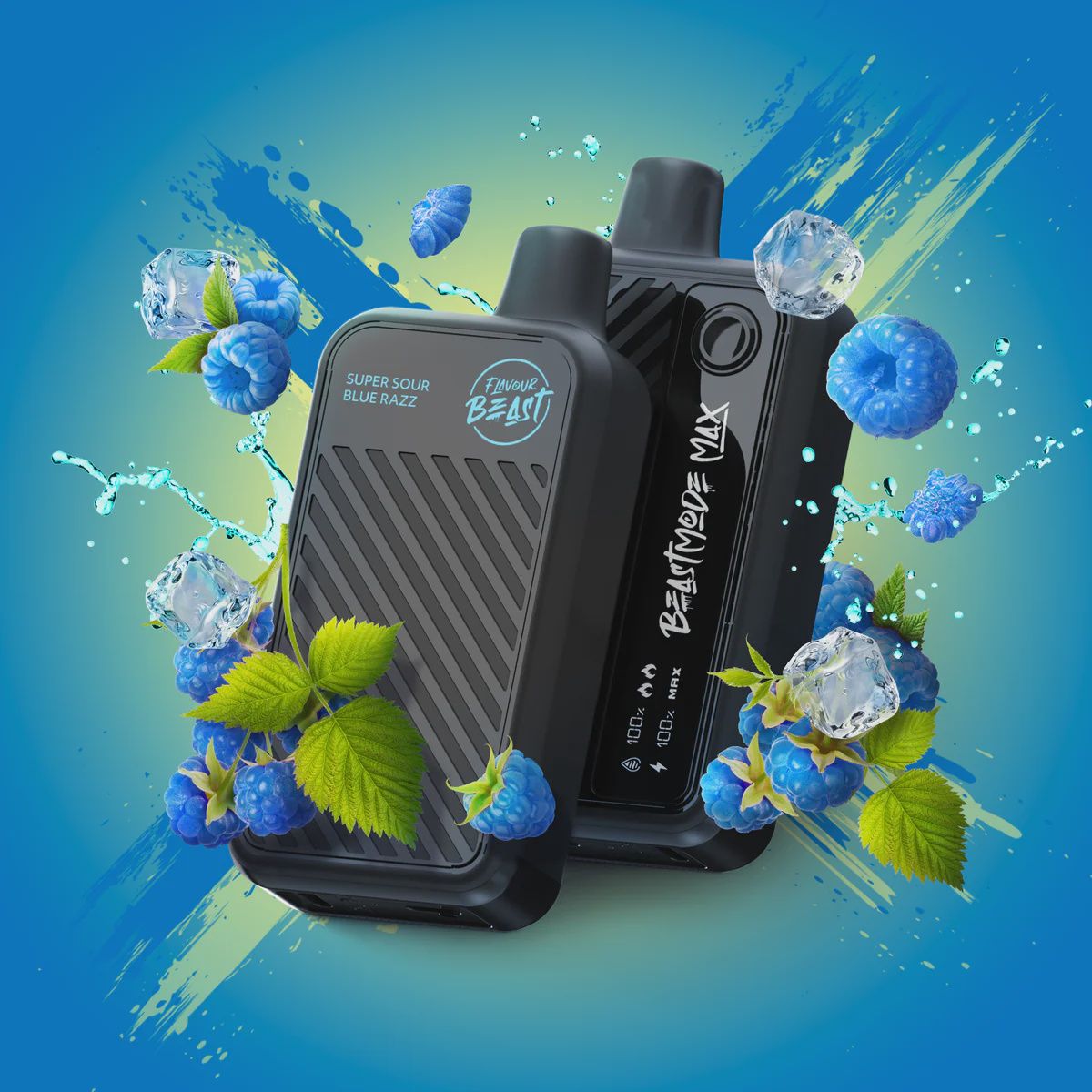 Beast Mode Max - Super Sour Blue Razz - 18K