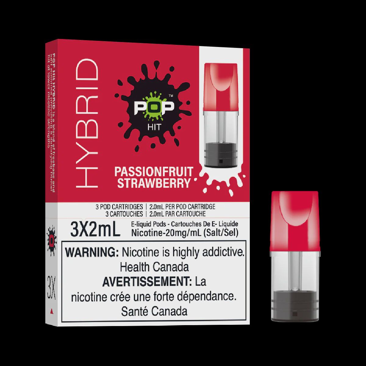 Pop Hit - Passionfruit Strawberry - 5%