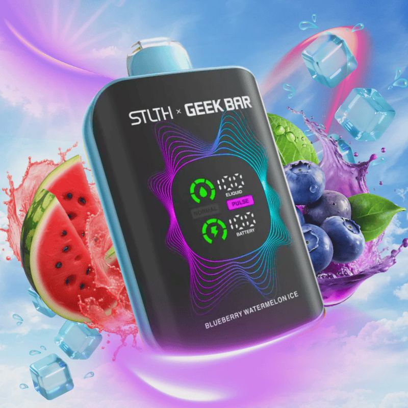 STLTH Geek Bar - Blueberry Watermelon Ice - 80K