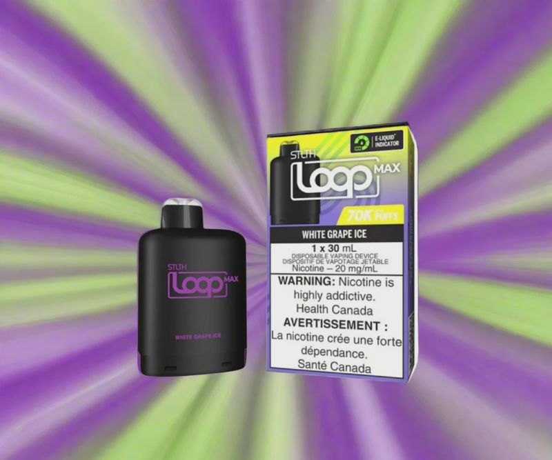 STLTH Loop MAX - White Grape Ice - 70K
