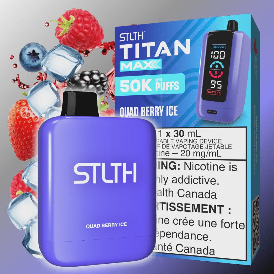 STLTH Titan Max - Quad Berry Ice - 50K