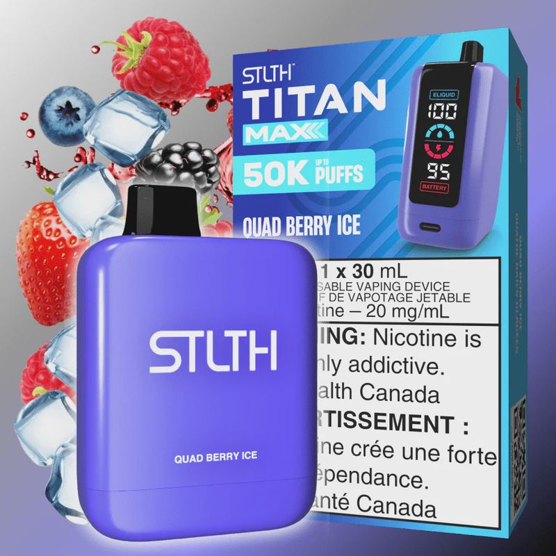 STLTH Titan Max - Quad Berry Ice - 50K