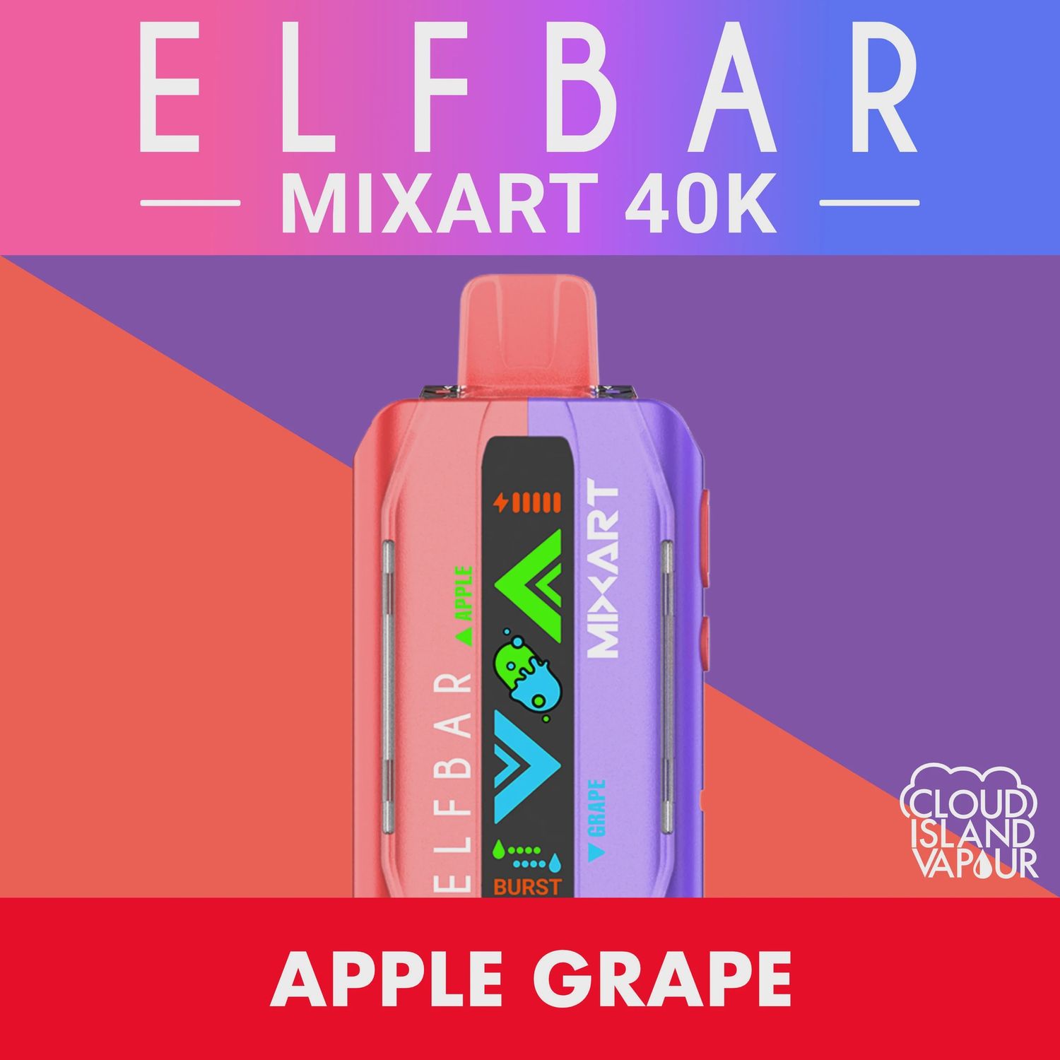 Elf Bar Mix Art - Apple/Grape - 40K