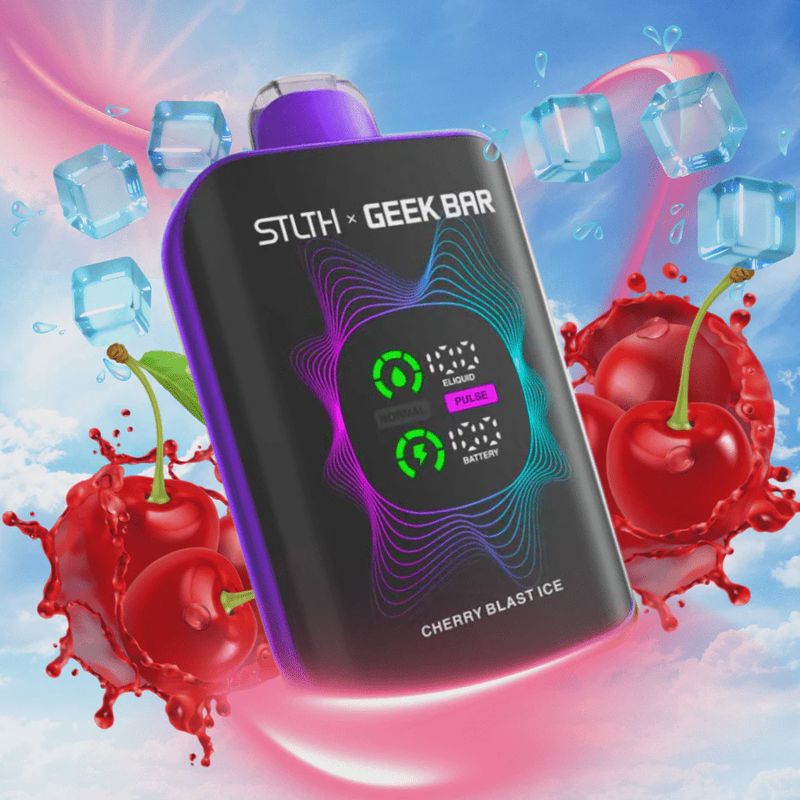 STLTH Geek Bar - Cherry Blast Ice - 80K