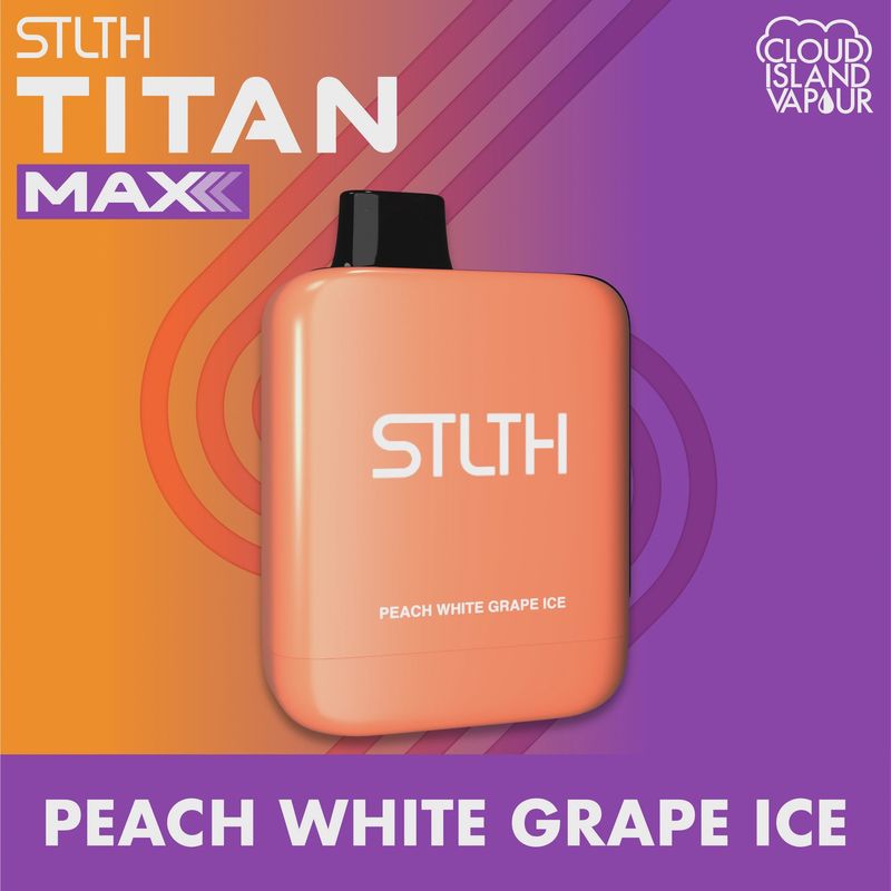 STLTH Titan Max - Peach White Grape Ice - 50K