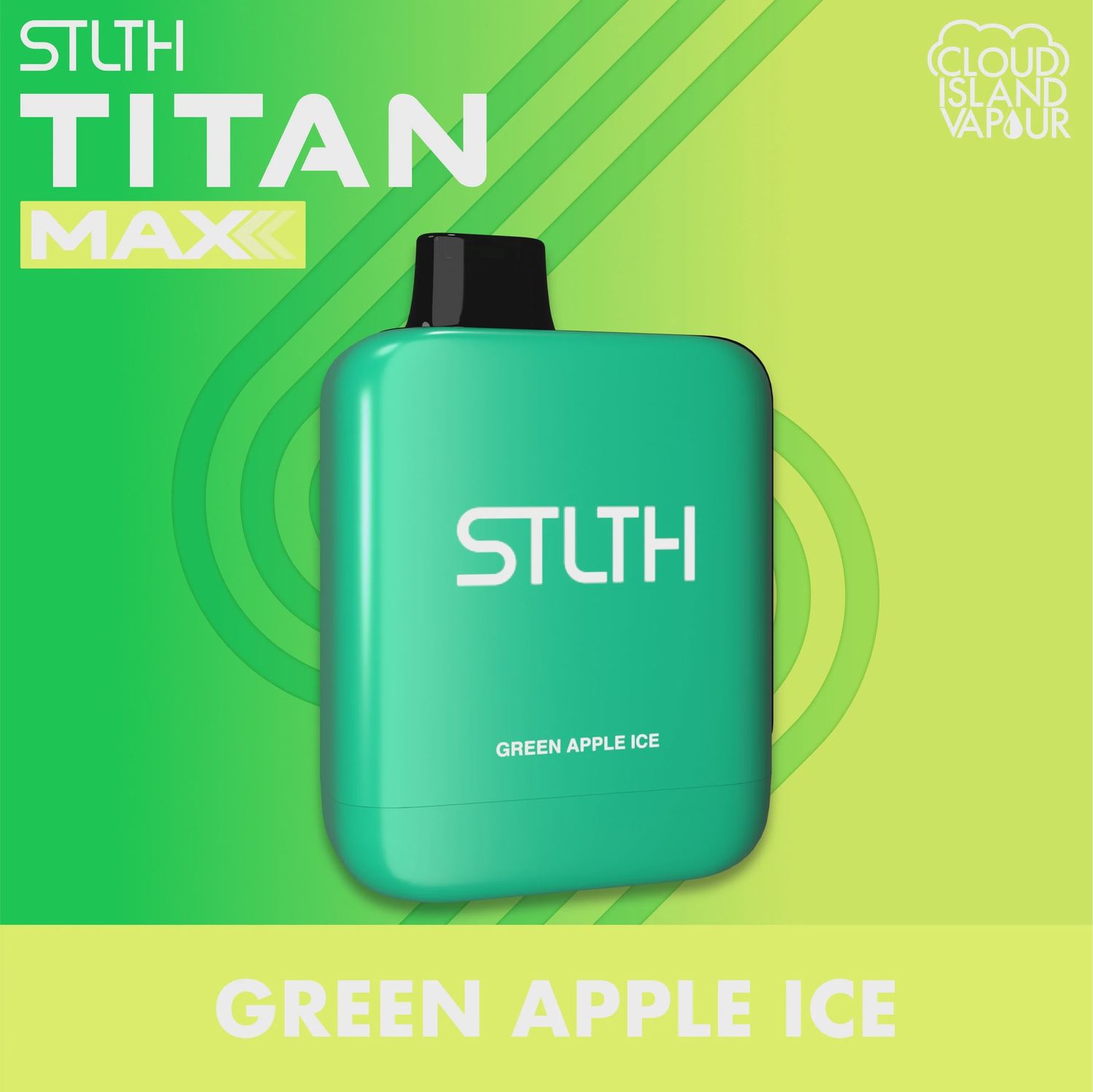STLTH Titan Max - Green Apple Ice - 50K