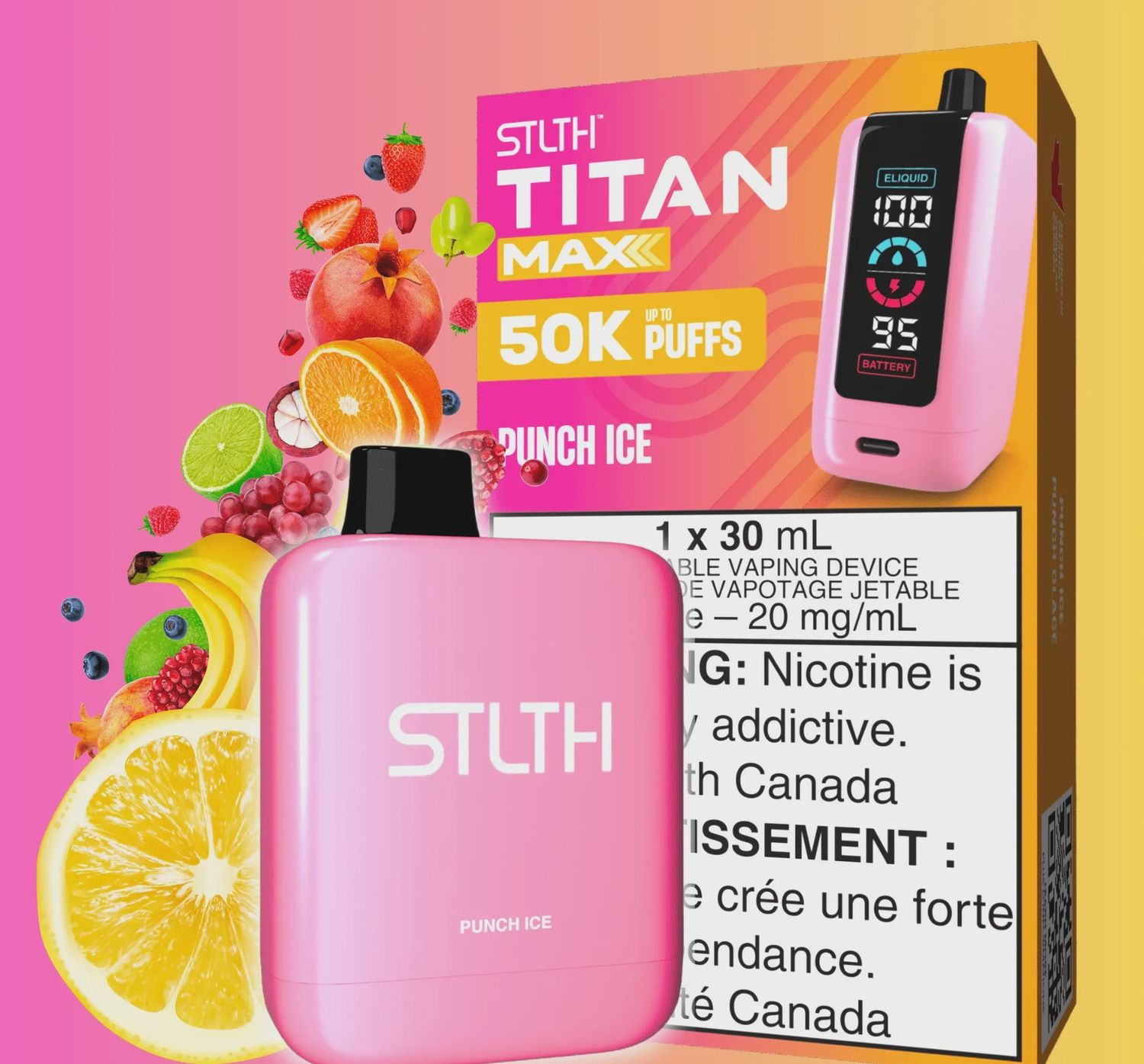 STLTH Titan Max - Punch Ice - 50K
