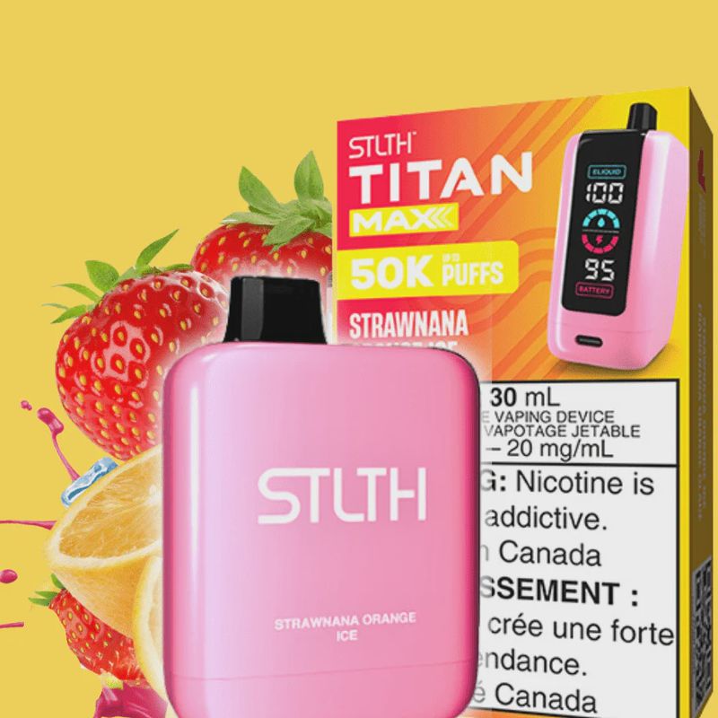 STLTH Titan Max - Strawnana Orange Ice - 50K