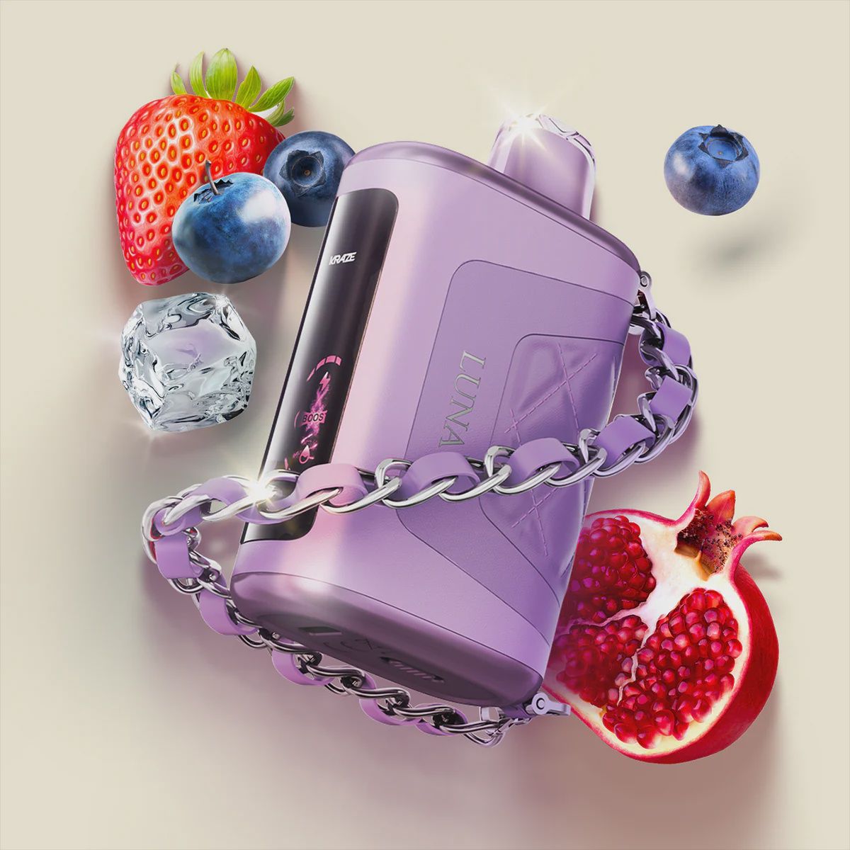 KRAZE Luna - Blueberry Strawberry Pomegranate Ice - 42K