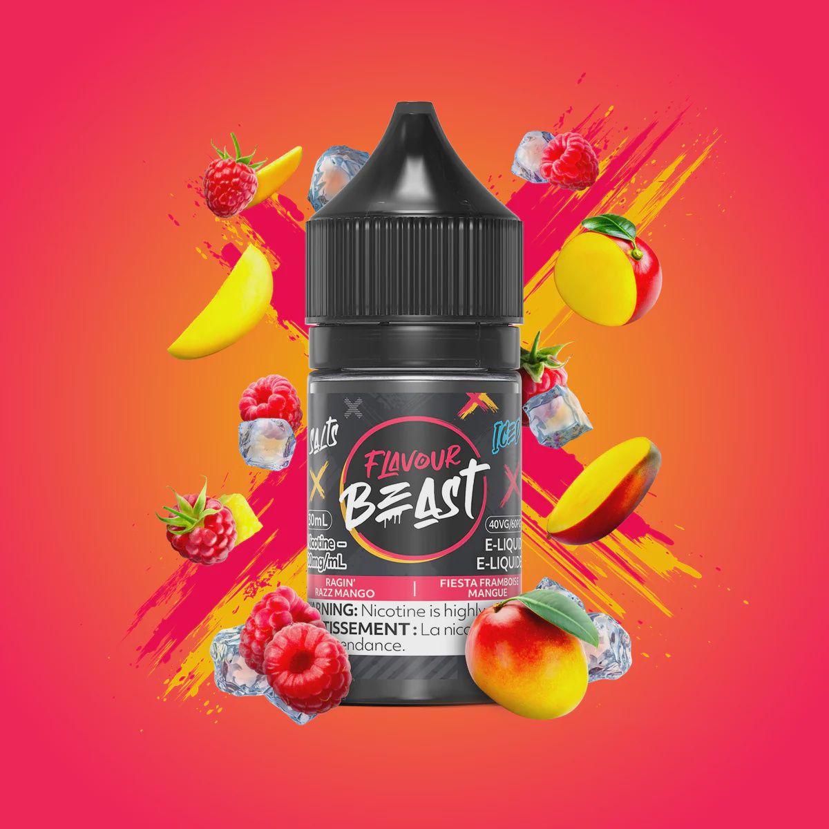 Flavour Beast - Ragin' Razz Mango - 20mg/30ml