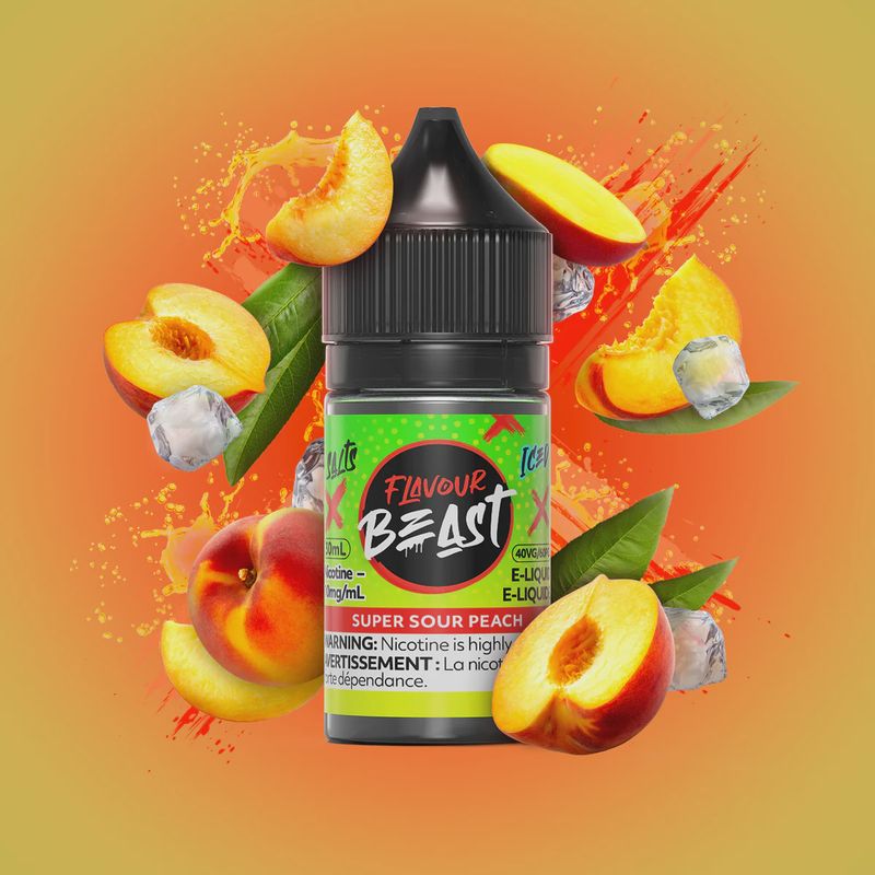 Flavour Beast - Super Sour Peach Iced - 20mg/30ml