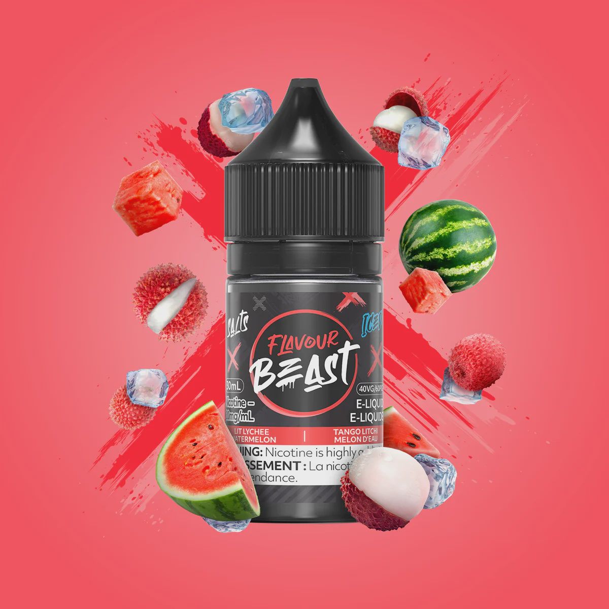 Flavour Beast - Lit Lychee Watermelon - 20mg/30ml