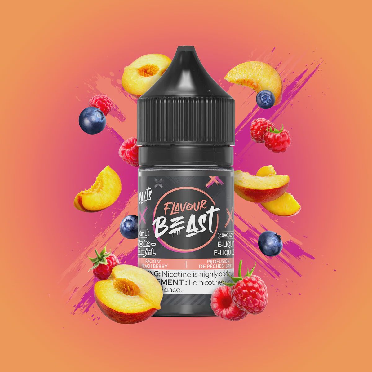 Flavour Beast - Packin' Peach Berry - 20mg/30ml