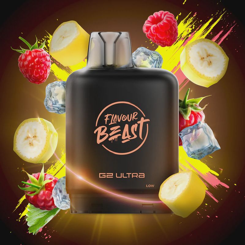 Flavour Beast Level X - Banana Raspberry - 50K
