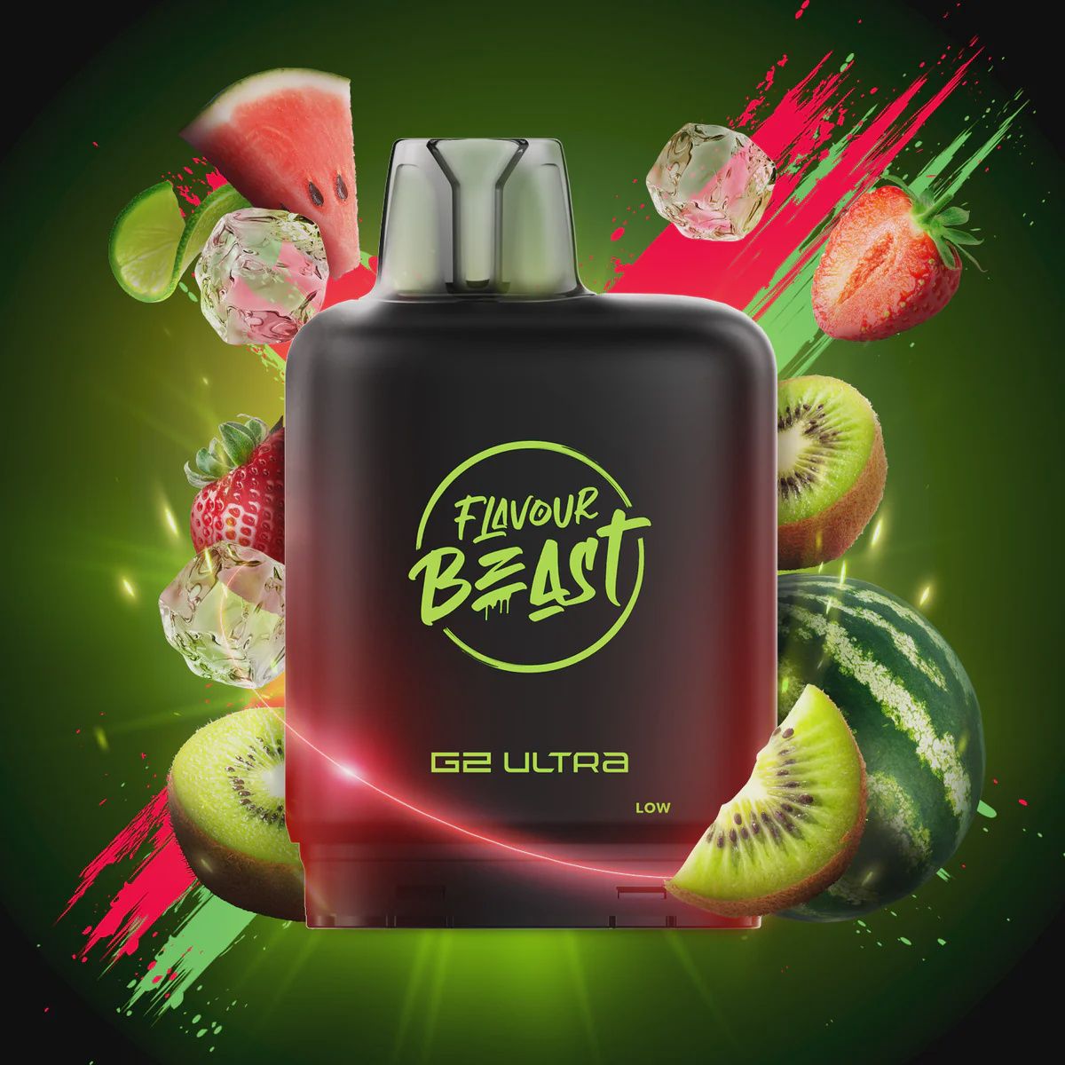 Flavour Beast Level X - Watermelon Strawberry Kiwi - 50K