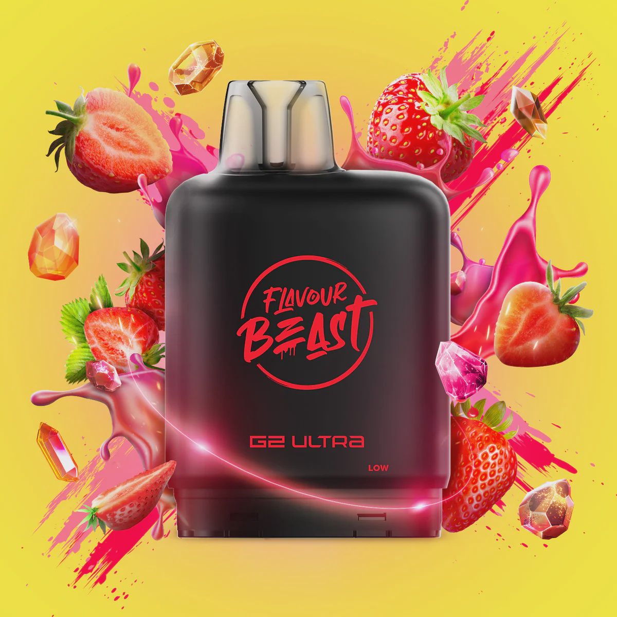 Flavour Beast Level X - Gushin' Strawberry - 50K