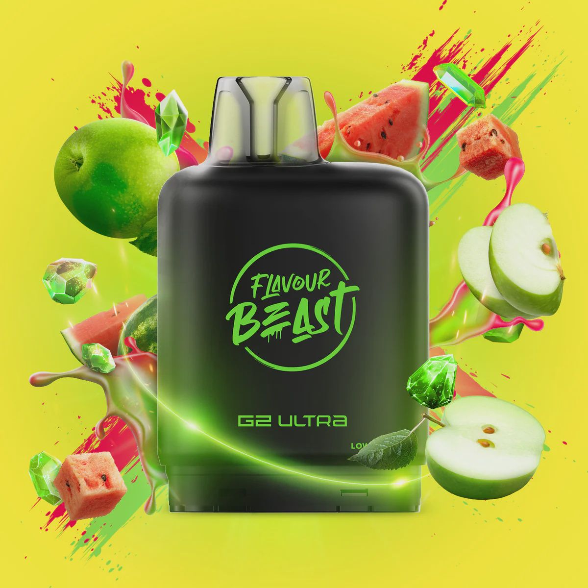 Flavour Beast Level X - Gushin' Watermelon Apple - 50K