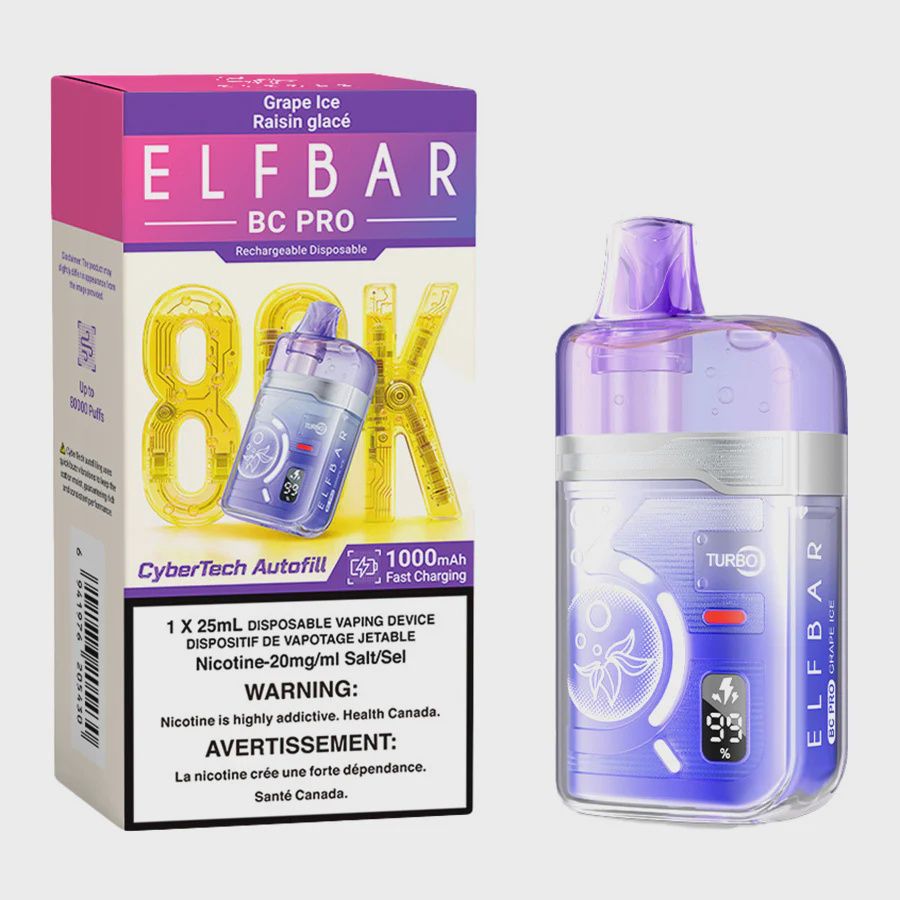 Elf Bar - Cyber Tech - Grape Ice - 80K