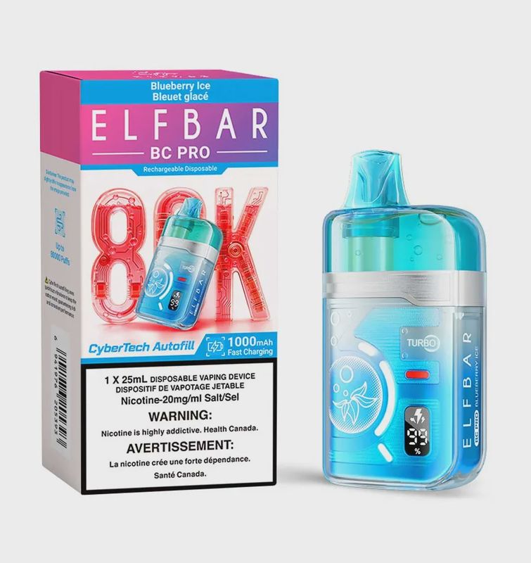 Elf Bar - Cyber Tech - Blueberry Ice - 80K