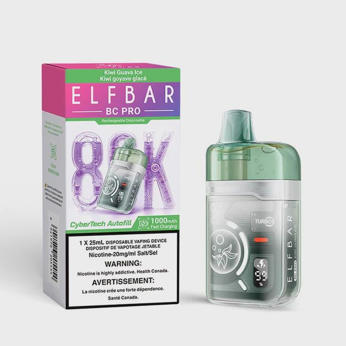 Elf Bar - Cyber Tech - Kiwi Guava Ice - 80K