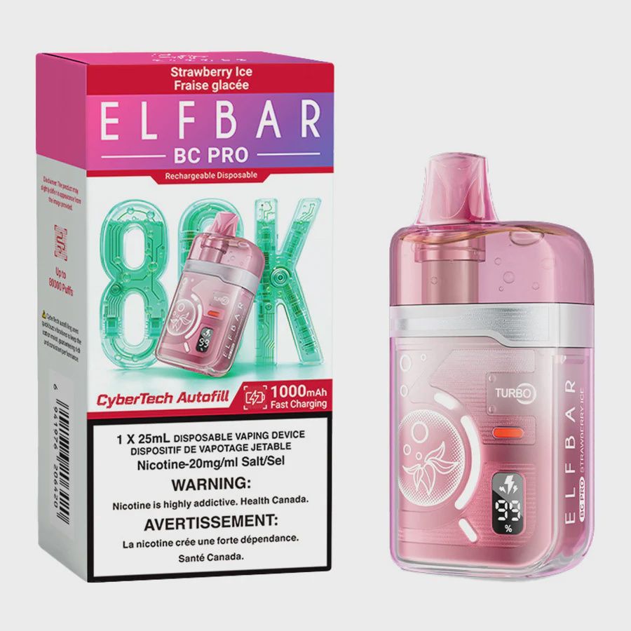 Elf Bar - Cyber Tech - Strawberry Ice - 80K