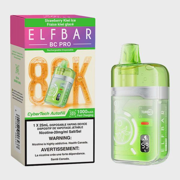 Elf Bar - Cyber Tech - Strawberry Kiwi Ice - 80K